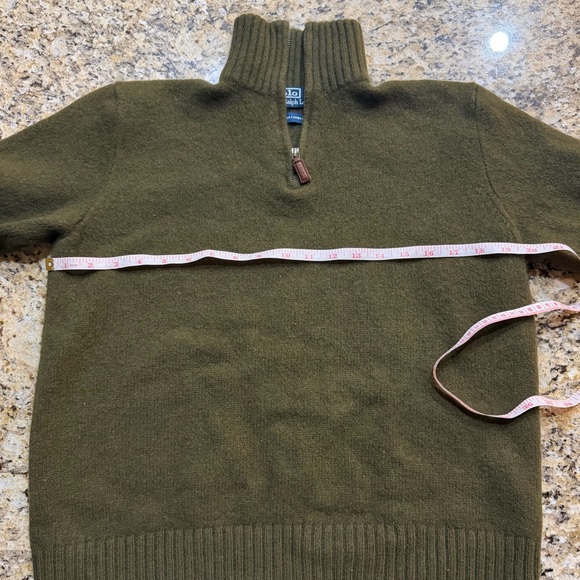 Ralph Lauren Forest Green Zip-Up Sweater - Picture 5 of 7